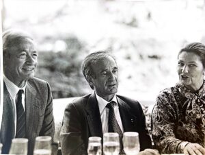 Charles, Elie Wiesel et Simone Veil